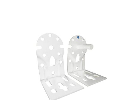 Awning bracket Micel TLD08 White 6,5 x 8,6 x 10,8 cm Shaft 2 Pieces Hot on Sale