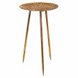 Corner table Alexandra House Living Golden 34 x 59 x 34 cm Discount