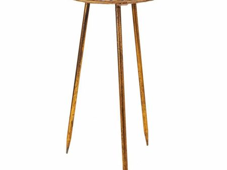 Corner table Alexandra House Living Golden 34 x 59 x 34 cm Discount