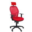 Office Chair with Headrest Jorquera P&C 10CRNCR Red Sale