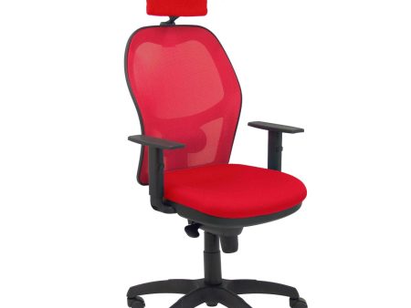 Office Chair with Headrest Jorquera P&C 10CRNCR Red Sale