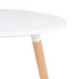 Dining Table White MDF Wood 60 x 60 x 74 cm Online