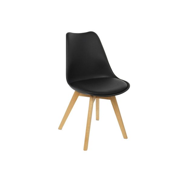 Chair DKD Home Decor Black 48 x 56 x 83 cm For Cheap