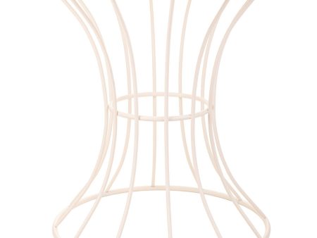 Side table Alexandra House Living White Iron 20 x 50 x 21 cm Online