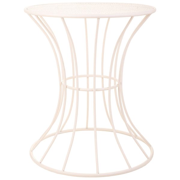 Side table Alexandra House Living White Iron 20 x 50 x 21 cm Online