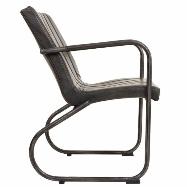 Reception Chair Alexandra House Living Black Dark grey Cheap