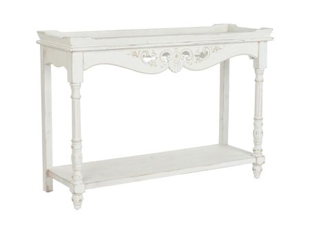 Console DKD Home Decor 120 x 40 x 84,5 cm Fir White MDF Wood Fashion