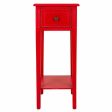 Side table Alexandra House Living Red 33 x 78 x 33 cm Cheap