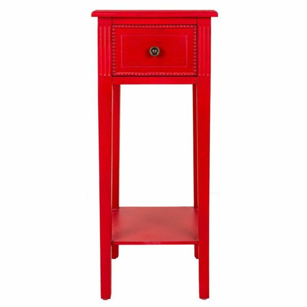 Side table Alexandra House Living Red 33 x 78 x 33 cm Cheap