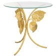 Corner table Alexandra House Living Gold 70 x 70 x 70 cm For Cheap