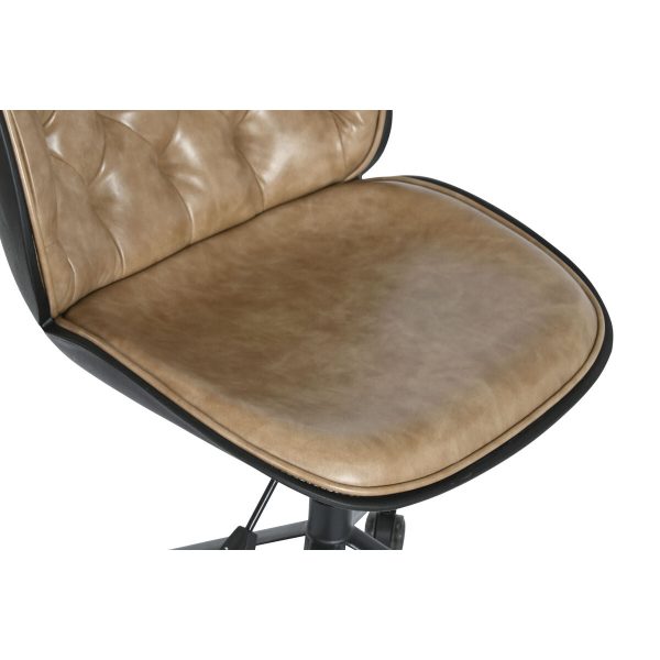 Office Chair DKD Home Decor Light brown polypropylene 47,5 x 57,5 x 83 cm Cheap