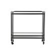 Console DKD Home Decor Crystal Black Metal (80 x 28 x 80,5 cm) For Sale