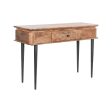 Console DKD Home Decor Natural Black Metal Mango wood Hot on Sale