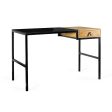 Desk Unique LESTE JSBG-142-1 Black Steel 120 x 76 x 60 cm Supply