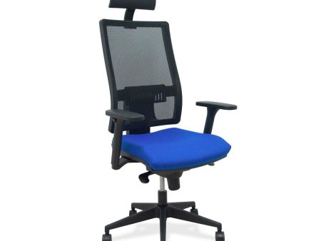 Office Chair with Headrest Horna P&C B3DR65C Blue Sale