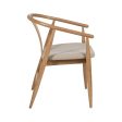 Dining Chair Beige Natural 56,5 x 57 x 76,5 cm Online Sale