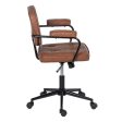 Office Chair 56 x 56 x 92 cm Camel on Sale