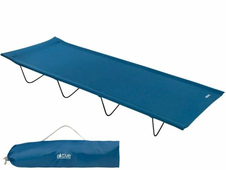 Sun-lounger Aktive Blue Foldable 180 x 18 x 60 cm (6 Units) For Sale