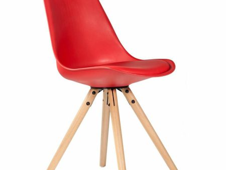 Dining Chair Alexandra House Living Red 48 x 83 x 54 cm on Sale