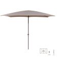 Sunshade Tessa Taupe Aluminium 300 x 400 x 250 cm Online Hot Sale