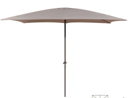 Sunshade Tessa Taupe Aluminium 300 x 400 x 250 cm Online Hot Sale