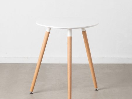 Dining Table White MDF Wood 60 x 60 x 74 cm Online