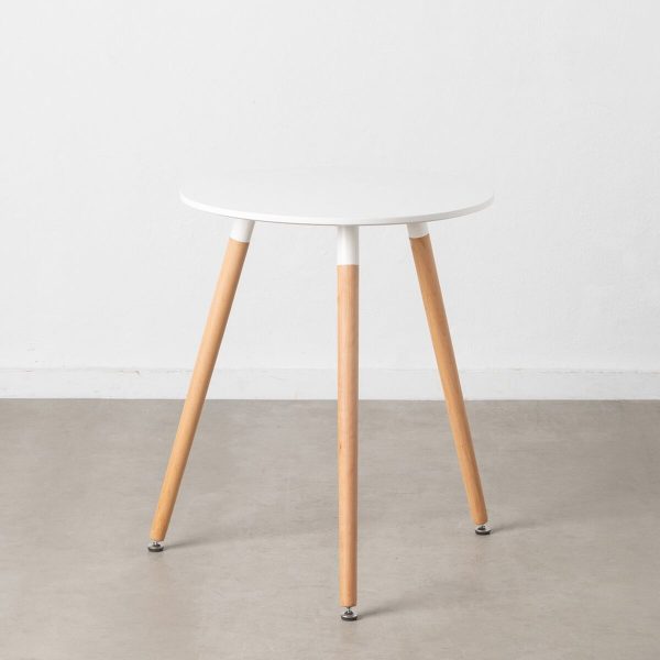 Dining Table White MDF Wood 60 x 60 x 74 cm Online