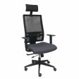 Office Chair with Headrest P&C B10CRPC Dark grey Discount