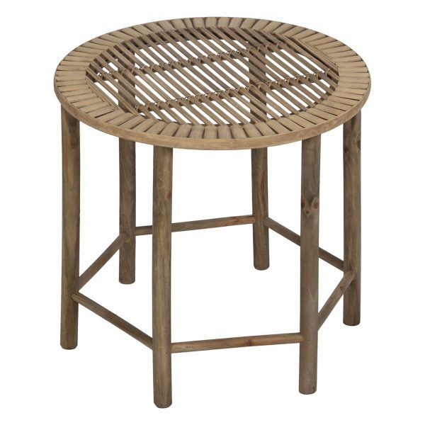 Side table Natural Bamboo 50 x 50 x 48 cm 38,5 x 38,5 x 40 cm 2 Pieces (2 Units) Online now