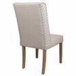 Dining Chair Alexandra House Living Cream 53 x 102 x 53 cm For Sale