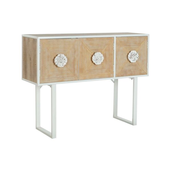 Console DKD Home Decor White Metal Fir 120 x 35 x 90 cm Online now