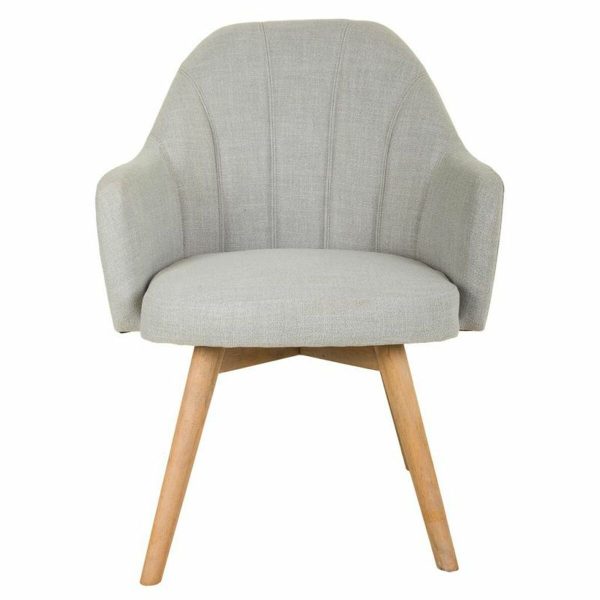 Dining Chair Alexandra House Living Grey 100 % polyester 45 x 90 x 55 cm Sale