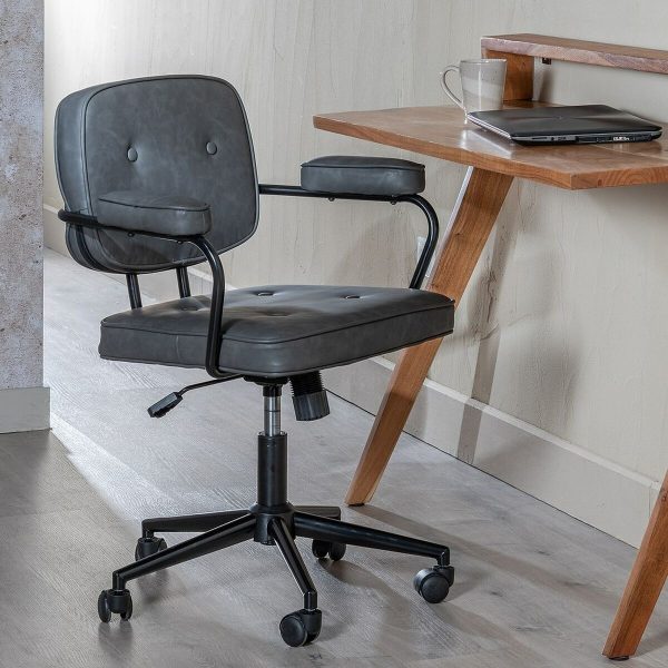 Office Chair 56 x 56 x 92 cm Black For Cheap