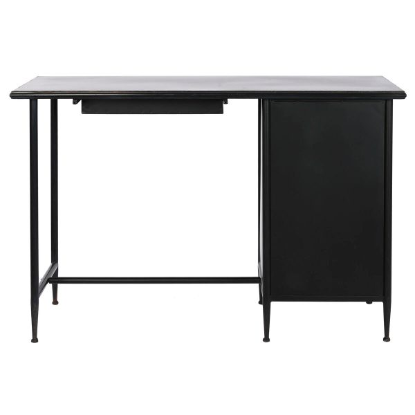 Desk DKD Home Decor Black Metal Crystal 120 x 50 x 80 cm Fashion