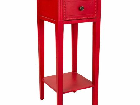 Side table Alexandra House Living Red 33 x 78 x 33 cm Cheap