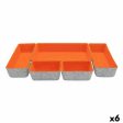 Basket set Confortime 5 Pieces Felt 27,5 x 20 x 5,3 cm (5 Pieces) (6 Units) Hot on Sale