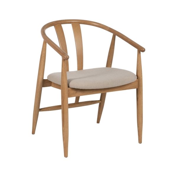 Dining Chair Beige Natural 56,5 x 57 x 76,5 cm Online Sale