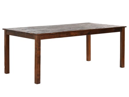 Dining Table Home ESPRIT Natural Recycled Wood 200 x 100 x 76 cm For Cheap