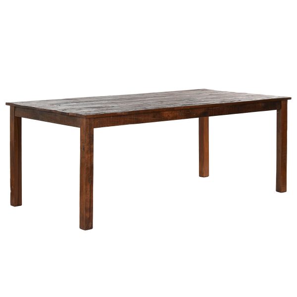 Dining Table Home ESPRIT Natural Recycled Wood 200 x 100 x 76 cm For Cheap