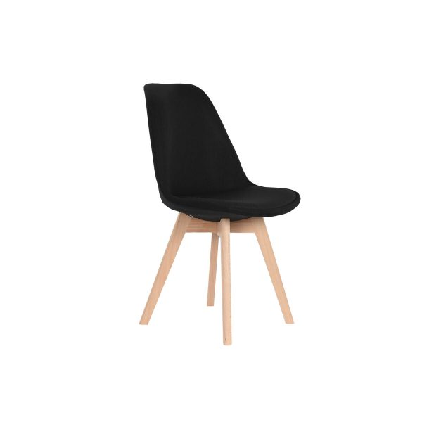 Chair DKD Home Decor Black 48 x 56 x 83 cm For Cheap