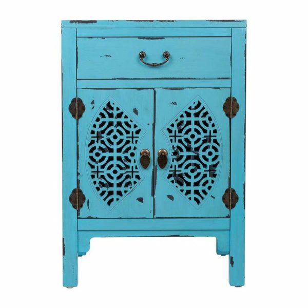 Hall Alexandra House Living Blue Fir wood MDF Wood 32 x 75 x 48 cm Cheap