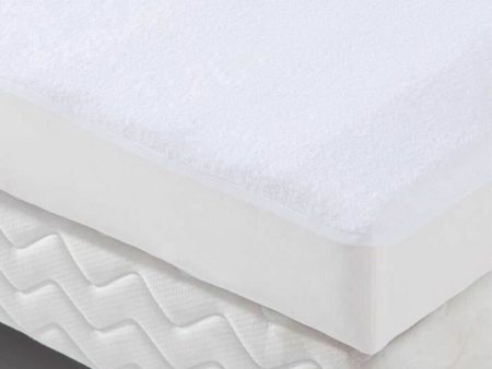 Mattress protector Poyet  Motte White 80 x 190 cm Impermeable Cheap