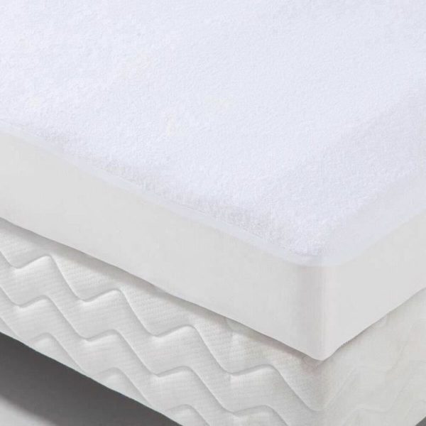 Mattress protector Poyet  Motte White 80 x 190 cm Impermeable Cheap