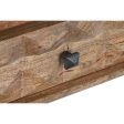 Console DKD Home Decor Natural Black Metal Mango wood Hot on Sale