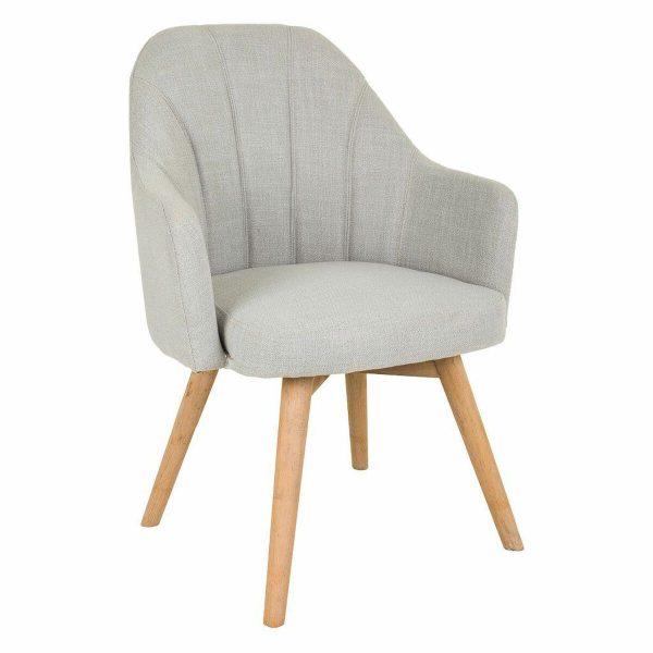 Dining Chair Alexandra House Living Grey 100 % polyester 45 x 90 x 55 cm Sale