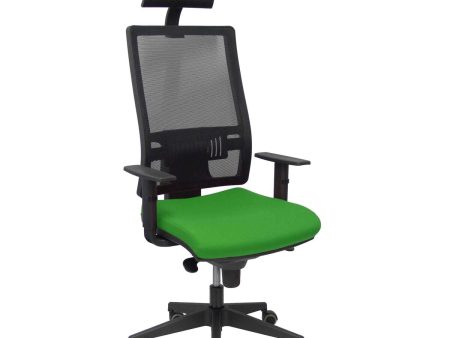 Office Chair with Headrest Horna P&C SBALI15 Green Cheap