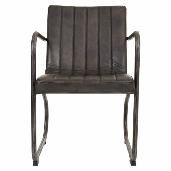 Reception Chair Alexandra House Living Black Dark grey Cheap