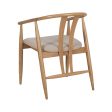 Dining Chair Beige Natural 56,5 x 57 x 76,5 cm Online Sale