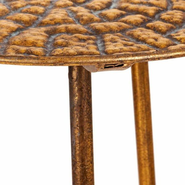 Corner table Alexandra House Living Golden 34 x 59 x 34 cm Discount