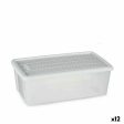 Storage Box with Lid Stefanplast Elegance White Plastic 5 L 19,5 x 11,5 x 33 cm (12 Units) Online now